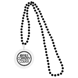 Mardi Gras Beads with Medallion