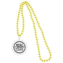 Mardi Gras Beads with Medallion