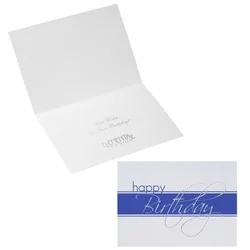 Happy Birthday Stripe Greeting Card