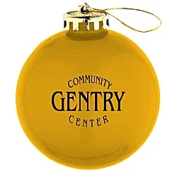 Round Shatterproof Ornament - Translucent