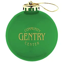 Round Shatterproof Ornament - Translucent