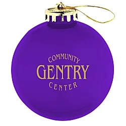 Round Shatterproof Ornament - Translucent