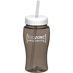 Poly-Pure Lite Bottle with Straw Lid - 18 oz.