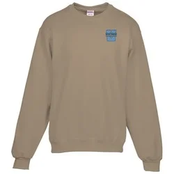 Jerzees NuBlend Crewneck Sweatshirt - Embroidered
