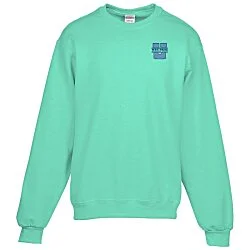 Jerzees NuBlend Crewneck Sweatshirt - Embroidered