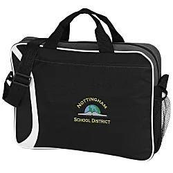 All Day Computer Brief Bag - Embroidered