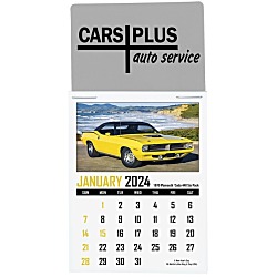 Muscle Car Stick Up Calendar - Rectangle