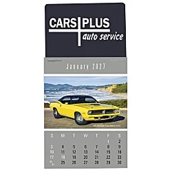Muscle Car Stick Up Calendar - Rectangle