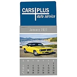 Muscle Car Stick Up Calendar - Rectangle