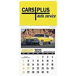 Muscle Car Stick Up Calendar - Rectangle