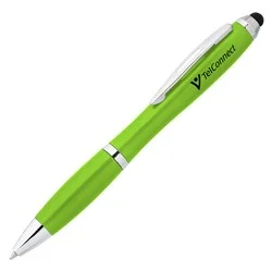 Curvy Stylus Twist Pen - Metallic - 24 hr