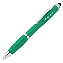 Curvy Stylus Twist Pen - Metallic - 24 hr