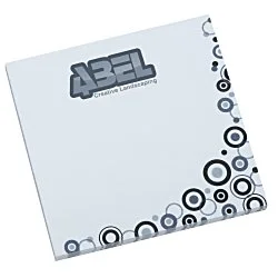 Souvenir Designer Sticky Note - 3" x 3" - Dots - 25 Sheet