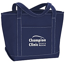 Solid Cotton Yacht Tote - 13" x 20" - 24 hr