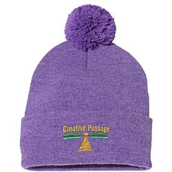 Pom Pom Knit Hat