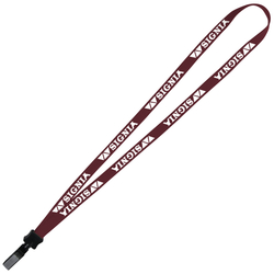 Lanyard - 5/8" - 32" - Plastic Bulldog Clip