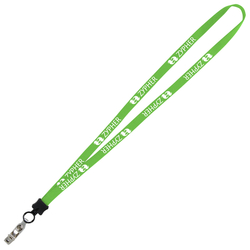 Lanyard - 5/8" - 32" - Snap with Metal Bulldog Clip