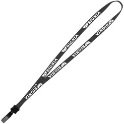 Lanyard - 5/8" - 34" - Plastic Bulldog Clip - 24 hr