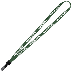 Lanyard - 5/8" - 34" - Plastic Bulldog Clip