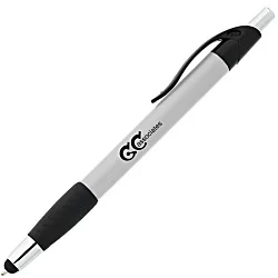 Simplistic Stylus Grip Pen - Metallic - 24 hr