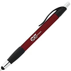 Simplistic Stylus Grip Pen - Metallic - 24 hr