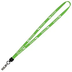 Lanyard - 5/8" - 36" - Snap with Metal Bulldog Clip