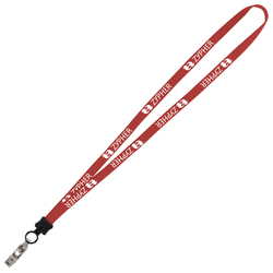 Lanyard - 5/8" - 36" - Snap with Metal Bulldog Clip - 24 hr