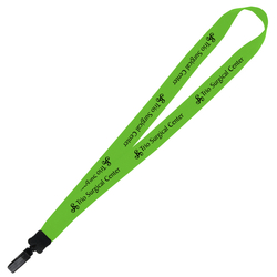 Big Lanyard - 7/8 inches - 32 inches - Plastic Bulldog Clip