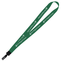 Big Lanyard - 7/8" - 34" - Plastic Bulldog Clip