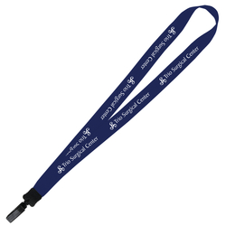 Big Lanyard - 7/8" - 34" - Plastic Bulldog Clip