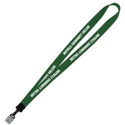 Big Lanyard - 7/8" - 34" - Large Metal Bulldog Clip
