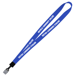 Big Lanyard - 7/8" - 36" - Large Metal Bulldog Clip