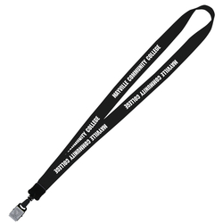 Big Lanyard - 7/8" - 36" - Large Metal Bulldog Clip