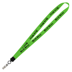 Big Lanyard - 7/8" - 32" - Snap with Metal Bulldog Clip