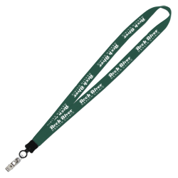 Big Lanyard - 7/8" - 34" - Snap with Metal Bulldog Clip