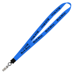 Big Lanyard - 7/8" - 34" - Snap with Metal Bulldog Clip