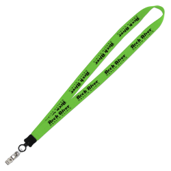 Big Lanyard - 7/8" - 34" - Snap with Metal Bulldog Clip