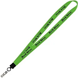 Big Lanyard - 7/8 inches - 36 inches - Snap with Metal Bulldog Clip