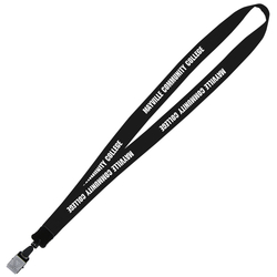 Big Lanyard - 7/8" - 36" - Large Metal Bulldog Clip - 24 hr