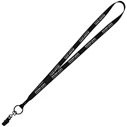 Economy Lanyard - 1/2" - Metal Bulldog Clip - 24 hr