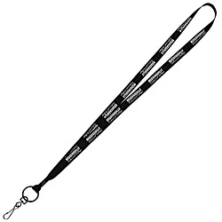 Economy Lanyard - 1/2" - Metal Swivel Snap Hook
