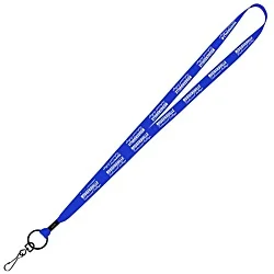 Economy Lanyard - 1/2" - Metal Swivel Snap Hook - 24 hr