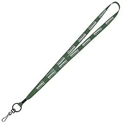 Economy Lanyard - 1/2" - Metal Swivel Snap Hook - 24 hr