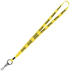 Economy Lanyard - 1/2" - Metal Swivel Snap Hook - 24 hr
