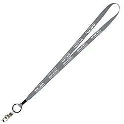 Economy Lanyard - 1/2" - Snap with Metal Bulldog Clip- 24 hr