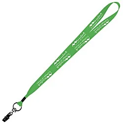 Economy Lanyard - 3/4" - Metal Bulldog Clip - 24 hr