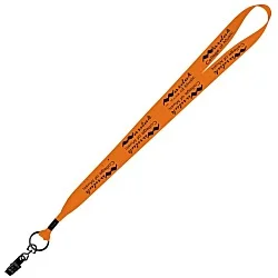 Economy Lanyard - 3/4" - Metal Bulldog Clip - 24 hr