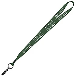 Economy Lanyard - 3/4" - Metal Bulldog Clip - 24 hr