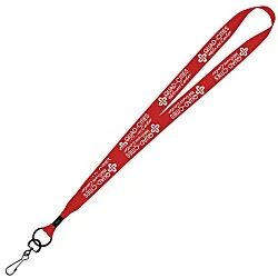 Economy Lanyard - 3/4" - Metal Swivel Snap Hook