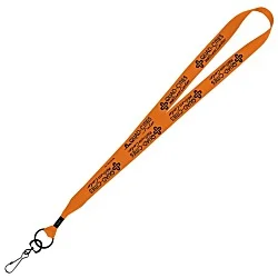 Economy Lanyard - 3/4" - Metal Swivel Snap Hook - 24 hr